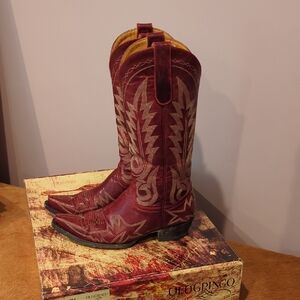 Old Gringo Dark Red Cowboy Boots